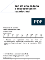 2.14 Obtencion de Cadenas Con Representacion Hedecimal