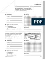 Operaciones y Problemas 3c2ba de Primaria