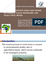 Erosion Prediction Using SWAT SP Pissarra 2014