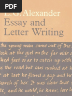 Download Essay and Letter Writing by LGalexander by Gheorghi Palade SN260043606 doc pdf
