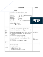 Ref. Calculations Output Specification: 25 N/MM 500 N/MM