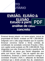 Elisão - Evasão - Elusão Fiscal