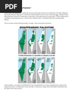 Analysis of 'Maps of Disappearing Palestinian Land'