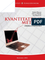 US - Kvantitativne metode - Zbirka zadataka.pdf