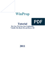 PBM and PVT Creation Using WinProp Tutorial