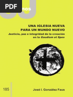CJ 185, Una Iglesia Nueva para un Mundo Nuevo - JI González Faus, SJ