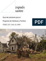 Help After Disaster Spanish