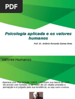 Valores Humanos - Aula 2 - Psicologia Aplicada 
