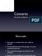Ritornello Concerto Form: An Introduction