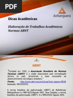 Dica Elaboração Trabalho Acadêmico