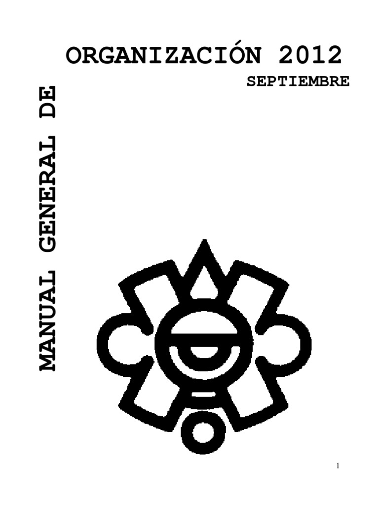 Manual General de Organización INAH.