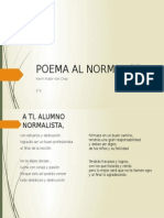 Poema Al Normalista