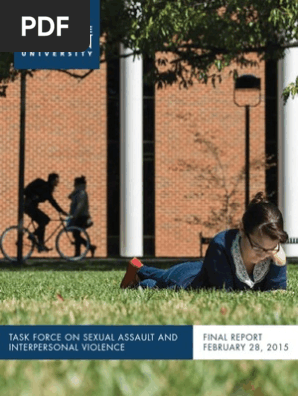 Task Force on Sexual Assault and Interpersonal Violence Final Report 2014-15