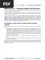 Como usar o Bkrestore -  Rev 3