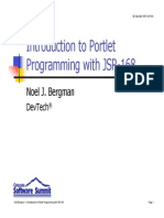 Introduction To Portlet Programming With JSR-168: Noel J. Bergman