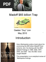 Ponzi Scheme -  Madoff Fraud