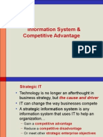 Information System & Competitive Advantage