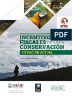 Incentivo Fiscales para Conservación Ambiental