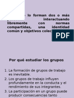 Formación de Grupos