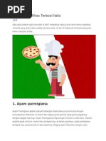 Download 20 Makanan Khas Terlezat Italia by dianvoo SN260090982 doc pdf