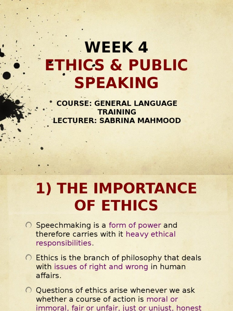 Unethical speech examples image