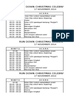 Susunan Acara Natal