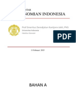 Kuliah Umum Perekonomian Indonesia by Pak Dorodjatun