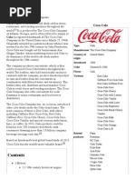 Coca-Cola a big soft drink brand