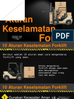 10 Aturan Keselamatan Forklift