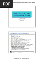 Beulke How To Do A Performance Review WAIUG 2005