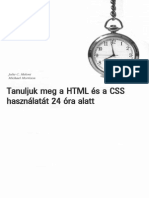 Tanuljuk Meg a HTML Es a CSS Programozasi Nyelvet 24 Óra Alatt