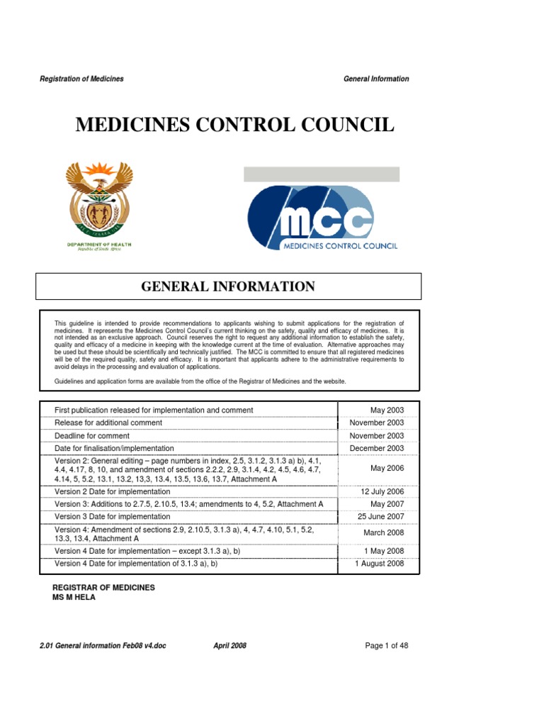 Kuwait Medicines Registration Guidelines | PDF | Pharmaceutical ...