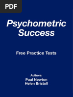 Download Psychometric Success by dan west SN260104756 doc pdf