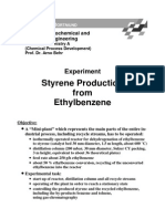 Styrene Production From Ethylbenzene