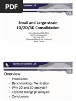 Small and Large Strain 1D 2D 3D Consolidation_Fredlund