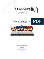 SNSD Lyric