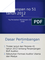 Permenpan No 51 Tahun 2012