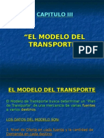 El Modelo Del Transporte