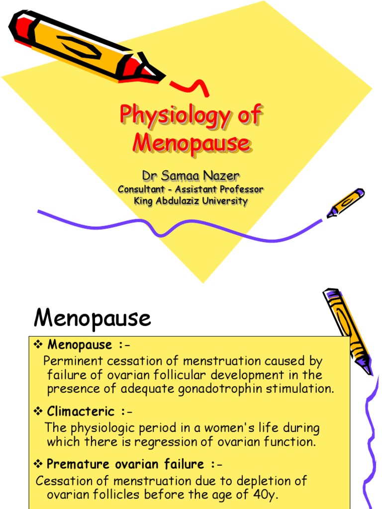 Physiology of Menopause PDF Menopause Menstrual Cycle