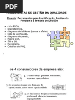 Apresentao Ferramentas Da Qualidade Sergio Franca