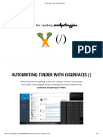 Automating Tinder With Eigenfaces