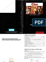 Clue - Manual - SNES