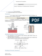 Calibration of Pressure Transducer