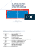 Form Data Statistik Pertandingan Futsal PDF