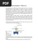 Autonomous Vehicle