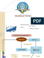 Marketiing: Realizado Por: Sara Guamán Ciclo: 9 Sistemas Nocturno