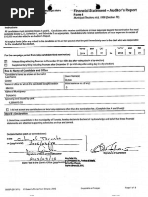 Olivia Chow Finance Income Business