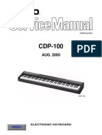 Casio CDP100 Service Manual