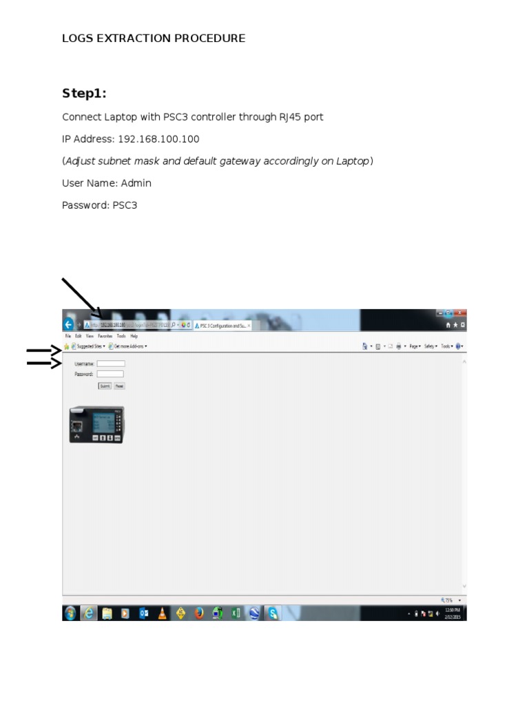 PSC3 Logs Extraction Guide | PDF | Computers | Technology & Engineering
