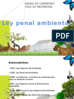 Ley Penal Del Ambiente